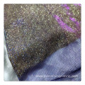 shiny fancy fabric blue polyester glitter fabric knit fabric for dress